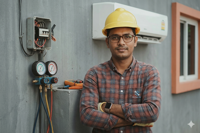 Modern AC Repair Technician